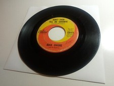 1967 Buck Owens: Sam's Place / Don't Ever Tell Me Goodbye [G] 7" record, Country