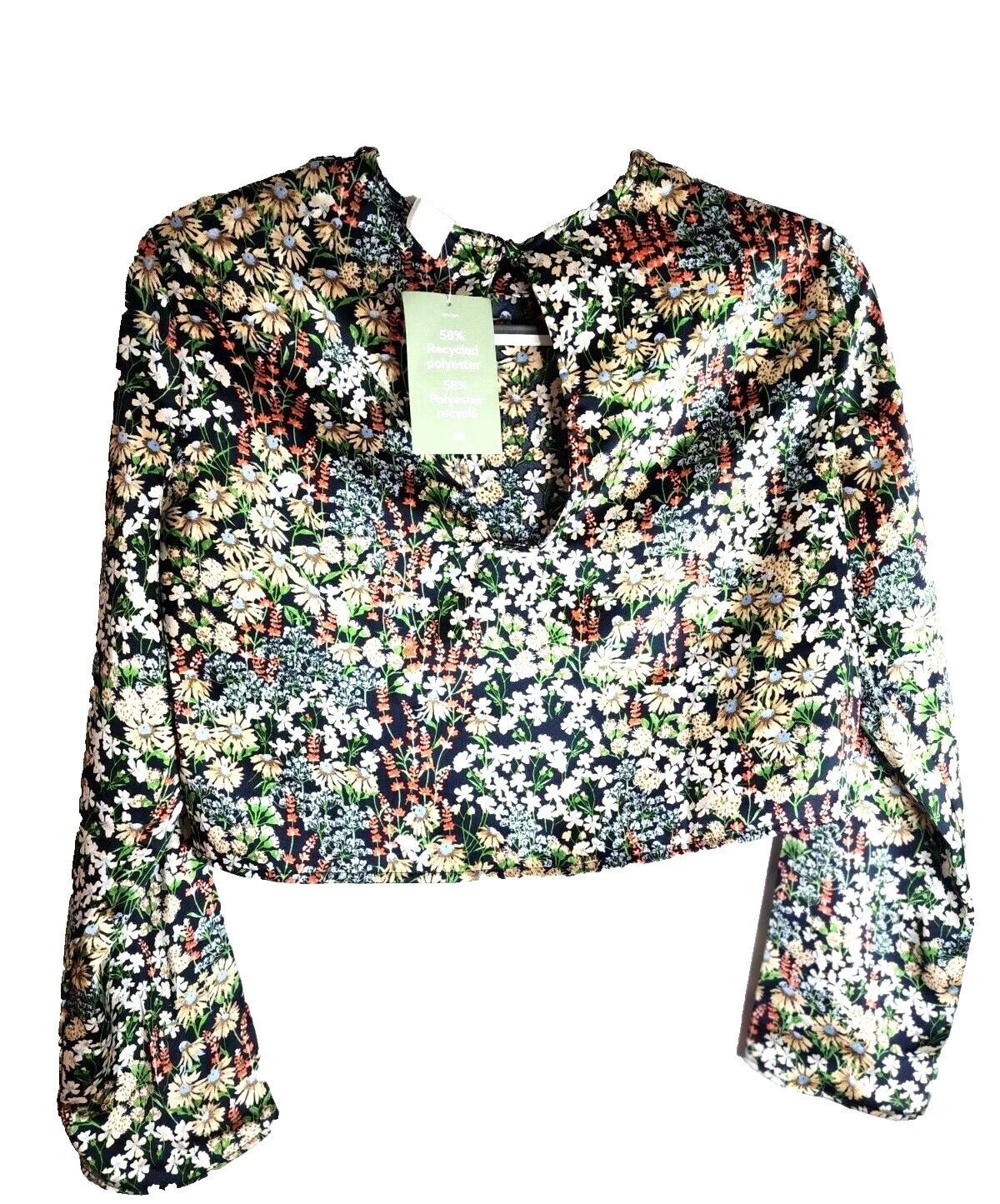 H&M Polyester Floral Blouse Tops for Women