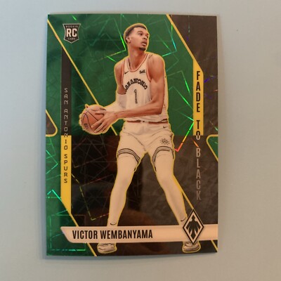2023-24 Panini Phoenix- Green Lazer Fade To Black #11 Victor 2023-24 Panini Phoenix- Green Lazer Fade To Black #11 Victor