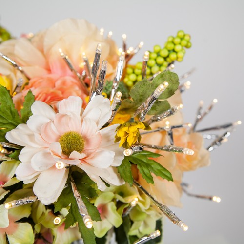 Silver Starburst LED Lighted Twig Branches Home Decorations, Twinkle Lights - Picture 4 of 30
