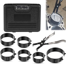 Piston Ring Compressor Tool 940387 &Ratchet Plier, Piston Size 2-7/8" to 4-3/8''