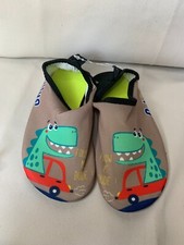 New Adorllya Boy's Size 11.5-12.5 30/31 Fabric Alligator in Car Water Shoes