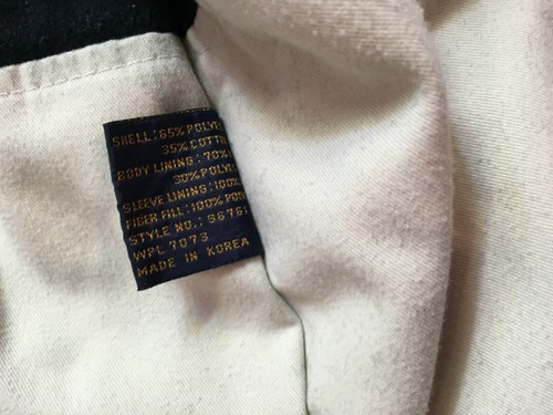 Chaqueta de Caza de Colección Fieldmaster Sears Roebuck de Algodón Encerado Lona Talla XL - Imagen 9 de 9