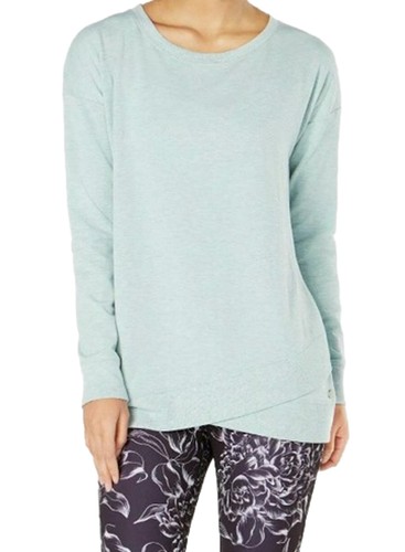 allbrand365 designer Womens Activewear Long Sleeve Super Soft Tunic,Mint,X-Large