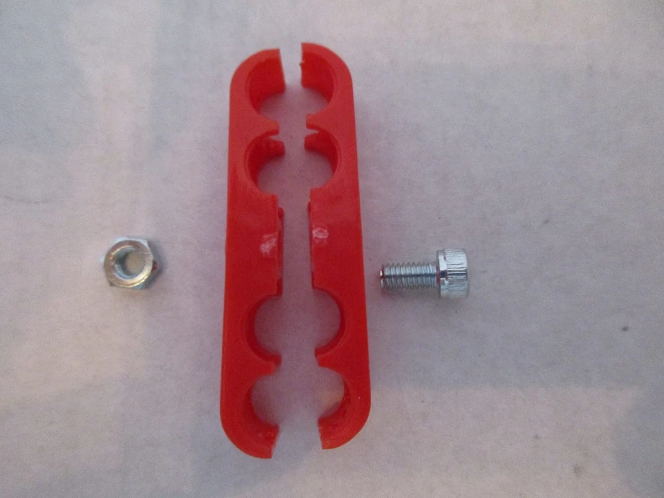 SEPARADORES DE CABLES DE BUJÍA ROJO 7 MM 8 MM TELARES 350 454 HOT RODS #9577RED Foto 3 de 3