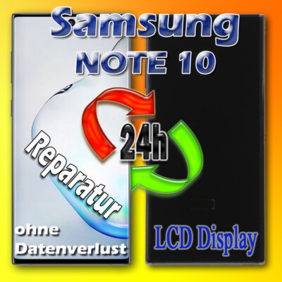 24 Stunden Samsung Galaxy Note 10 (N970F) Display Reparatur - Austausch