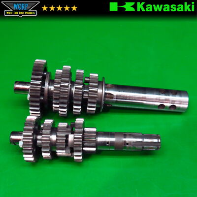 1971 KAWASAKI G4TR TRAIL BOSS TRANSMISSION GEAR BOX MAIN COUNTER SHAFT 70-75