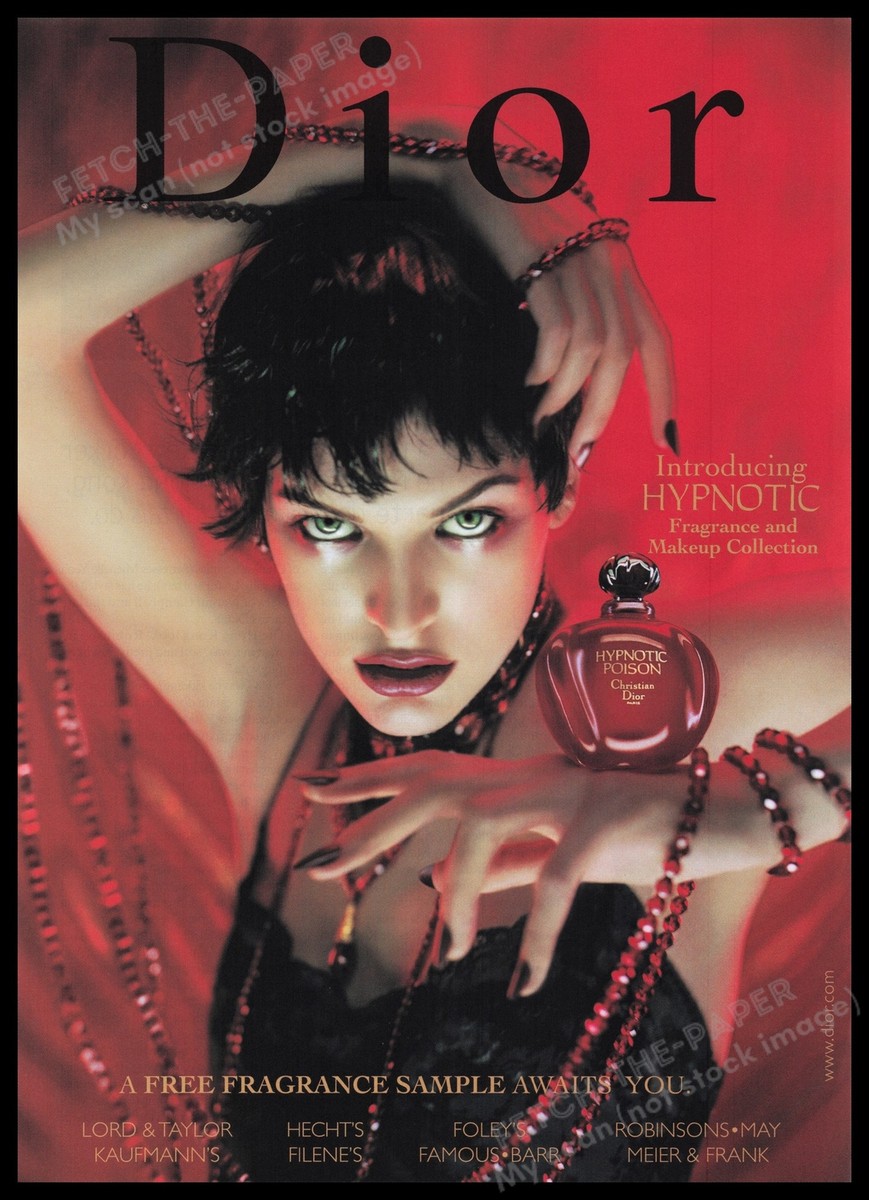 Dior 1990s Print Advertisement 1999 Hypnotic (Read description) | eBay