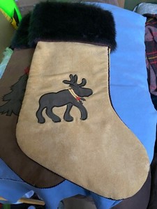 2 Beatiful Vintage Christmas stockings from Alaska