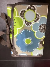 Thirty One ~ Floral Harvest ~ Fold N Go ~ Organizer ~ Travel ~ Ribbon Closure