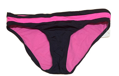 Kenneth Cole Reaction Black Pink Bikini Bottom Size S