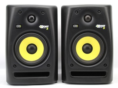 PAIR of KRK Rokit 5 RPG2 Powered Studio Monitor Speakers - Black G2  Gen-2
