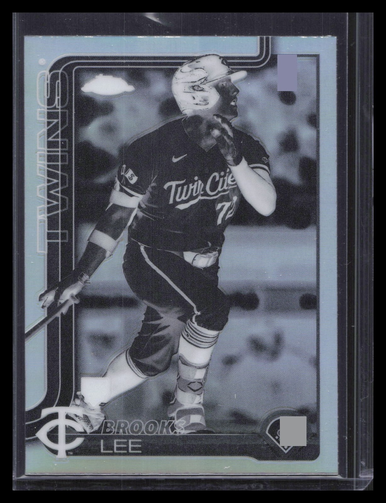 Brooks Lee 2025 Topps Chrome #234 Negative Refractors