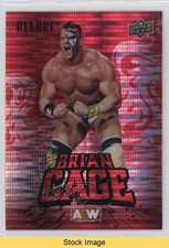 2024 Upper Deck Allure AEW Red Pulsar Brian Cage #10 READ 9l4