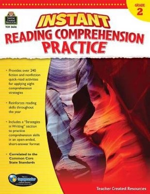 Instant Reading Comprehension Practice Grade 2 - Paperback - GOOD