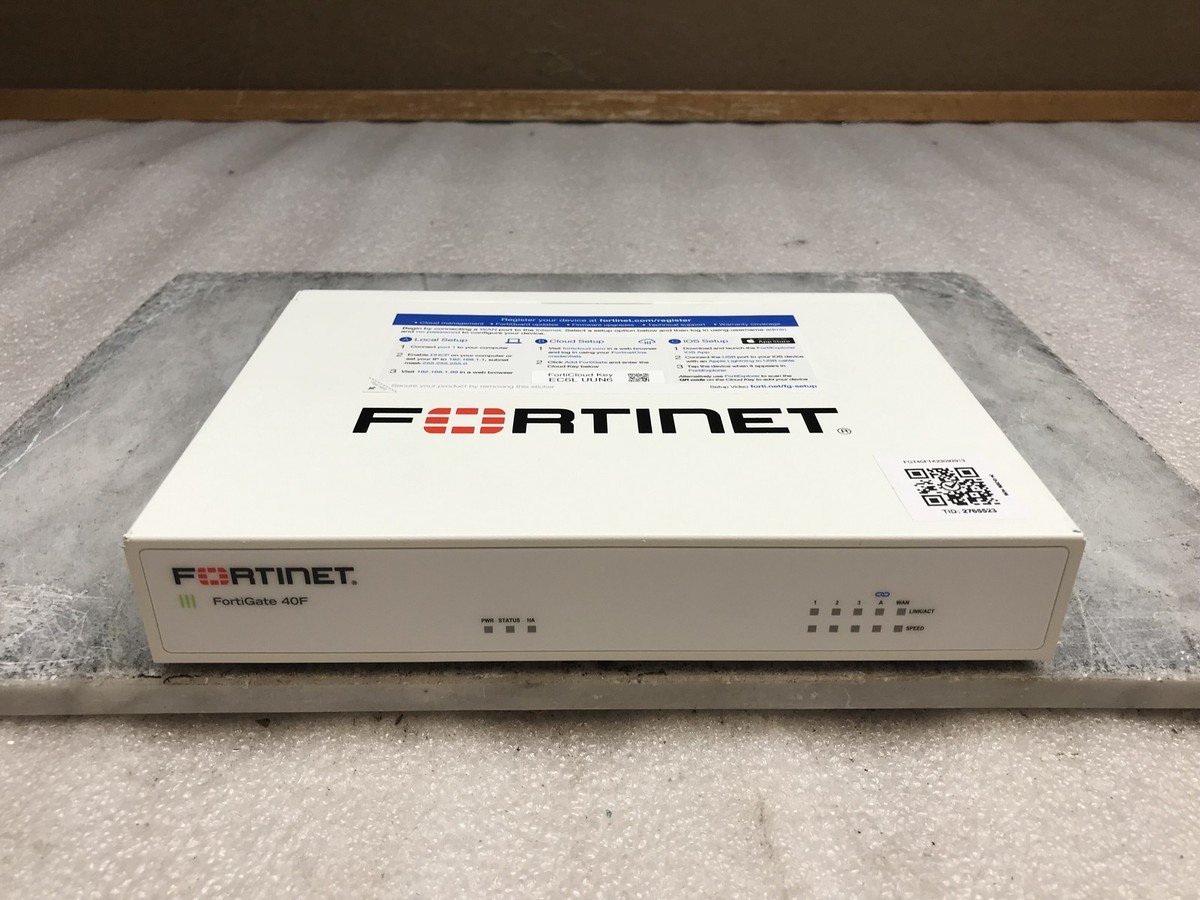 Fortinet FortiGate 40F FG-40F UTM UTP License Network Security