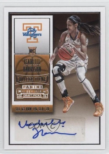 Isabelle Harrison 2015 Panini Contenders Isabelle Harrison Auto