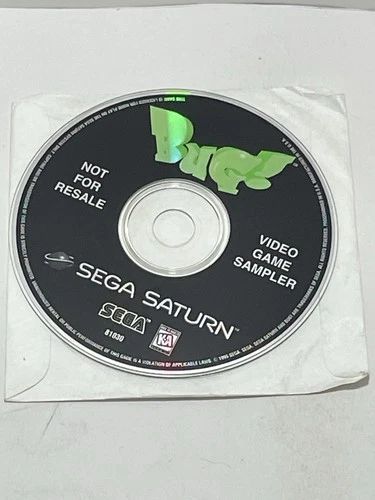 Bug (Sega Saturn, 1995) Disc Only