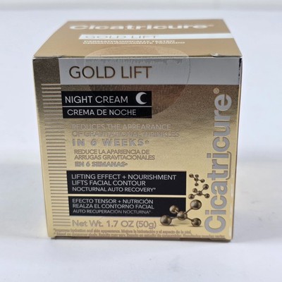 Cicatricure Gold Lift Night Cream Anti-Wrinkle 1.7oz 50g New Sealed