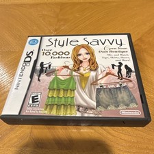 Nintendo Style Savvy Nintendo DS 2009 Simulation Fashion with Case Manual