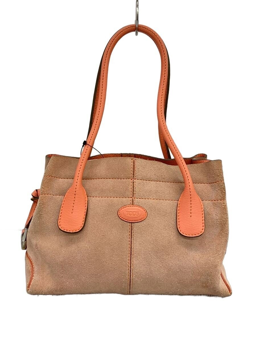 Borsa a tracolla TODS pelle scamosciata beige 27 cm x 18,5 cm x 9,5 cm usata Giappone