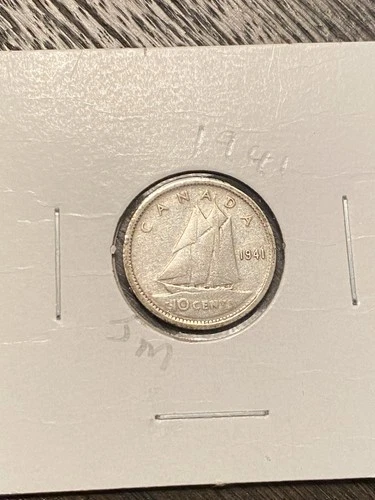 canadian silver dime 1941
