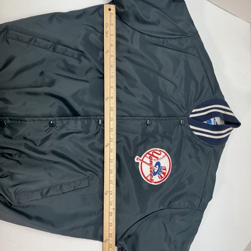 Veste légère vintage années 1990 Pyramid MLB Yankees SpellOut taille moyenne - Photo 5 sur 13