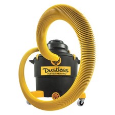 DUSTLESS TECHNOLOGIES--LOVE LESS ASH CO D1606 Dust Extractor,16 gal.,Plastic,131