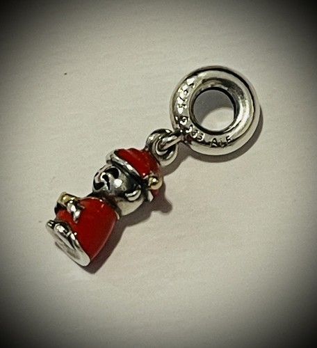 AUTHENTIC PANDORA 14K & SS 925 Two-Tone FORTUNE & LUCK DANGLE DOLL 796565ENMXCN - Picture 6 of 10