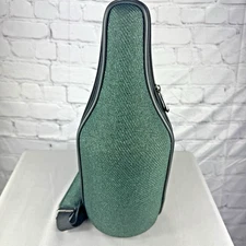 CaddyO Wine Bottle Carrier Chiller w/ Strap & Bottle Opener Insulated Green