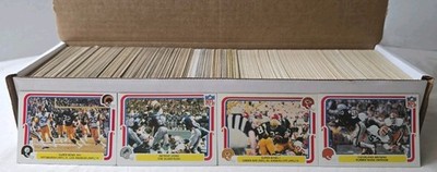1977-1987 Fleer Team Action Football Lot Of 715 Cards W/ Duplicates