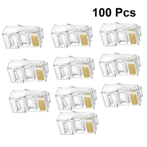 100 PCS Network Plug Cat6 Connector Cat6 Cable Connectors - Afbeelding 8 van 11