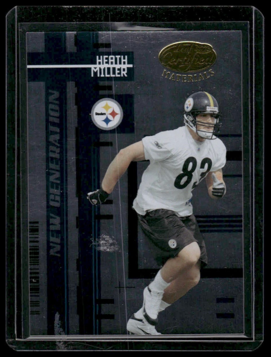 Heath Miller Leaf Certified Materials #164 Base