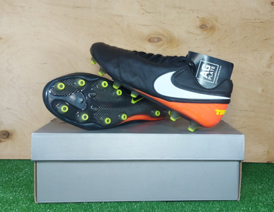 Nike Tiempo Legend VI AG Elit Black boots Cleats mens Football/Soccers