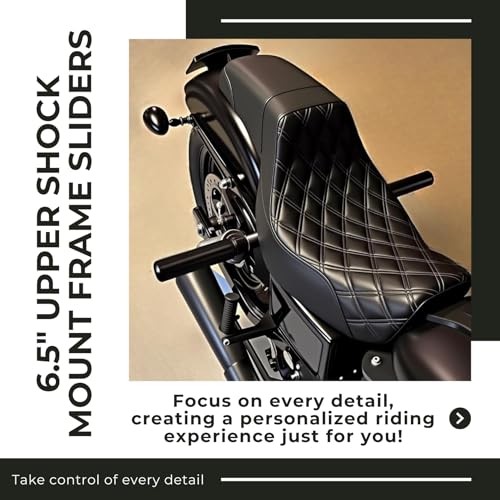 6.5" Upper Shock Mount Frame Sliders Falling Crash Protector 6.5 Inch-Smooth