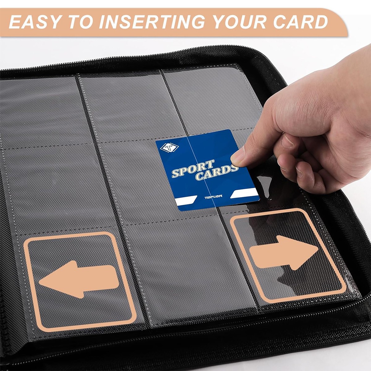 Porta Carte 432 Tasche Raccoglitore per MTG Pokemon Trading Card Binder Carte foto 3