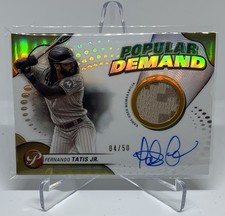 2024 Topps Pristine Gold Popular Demand Autograph Relic Fernando Tatis Jr.  /50