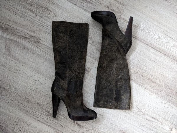 Women Frye Boots Brown 37.5
