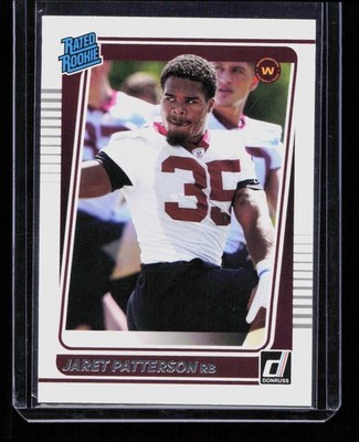 Jaret Patterson 2021 Donruss #298 Rated Rookie