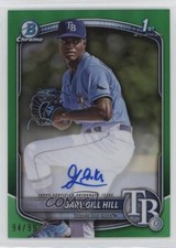 2025 Bowman Chrome Prospect Green Refractor 94/99 Gary Gill Hill Auto 1k9t