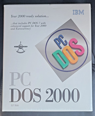 IBM PC DOS 2000 US Englisch 3,5'' HD - Blister versiegelt / New Old Stock - Jahr 2000