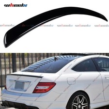 für Mercedes C204 C-Klasse 2011-2014 Schwarz glänzend Heckspoiler Spoiler