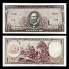 1962-1975 Chile $1 Un Escudo Banknote Paper Money Arturo Prat World Currency UNC