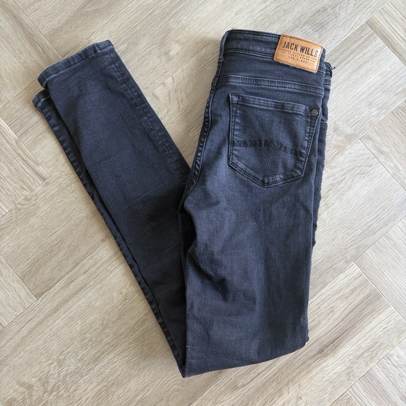 Jack Wills Women's Black Skinny Jeans W26 L30 Size UK 8