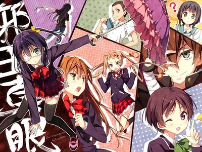Anime chuunibyou demo koi ga shitai takanashi rikka Custom Gaming Mat Desk
