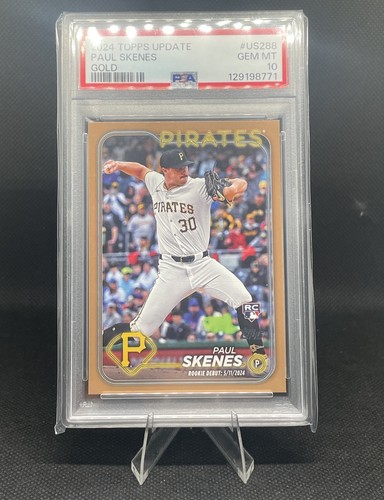 2024 Topps Update #US288 Paul Skenes Gold /2024 PSA 10 RC