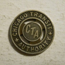 Chicago Transit Authority (Illinois) transit token - IL150Z