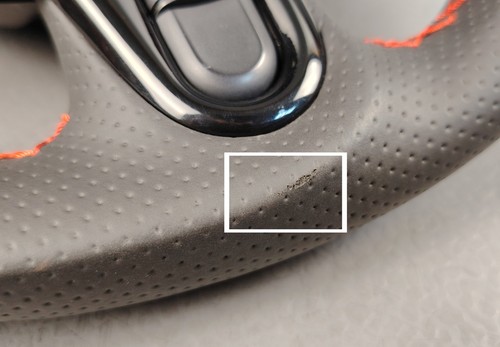 HONDA CIVIC FD FN2 STREAM Pistol Grip SUEDE PERFORATED MULTIMEDIA STEERING WHEEL - Picture 10 of 24