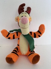 Disney Tigger Reindeer Plush Winnie The Pooh 1999 Beanbag Stuffed Toy Christmas