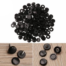 100 Piezas Cubiertas de Tornillos de Plástico para Tornillos Clavos Tuercas Plegables